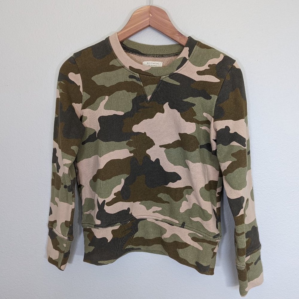Madewell miles by Madewell camo sweatshirt